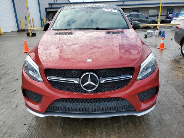 4JGED6EB9GA007987 - 2016 MERCEDES-BENZ GLE COUPE 450 4MATIC RED photo 5