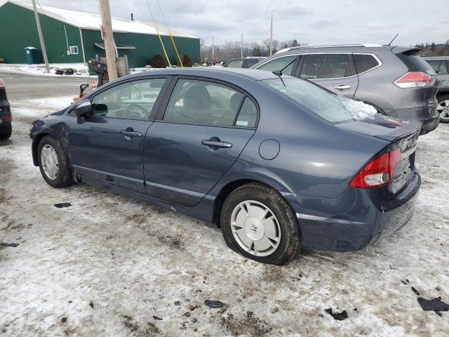 JHMFA36259S009536 - 2009 HONDA CIVIC HYBRID BLUE photo 2