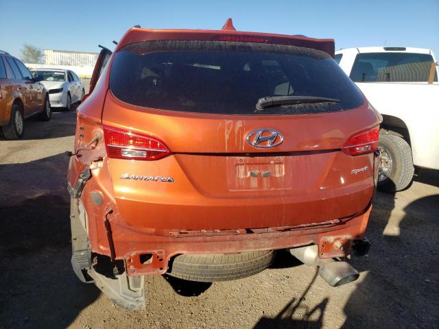 5XYZU3LB4DG010766 - 2013 HYUNDAI SANTA FE S ORANGE photo 6