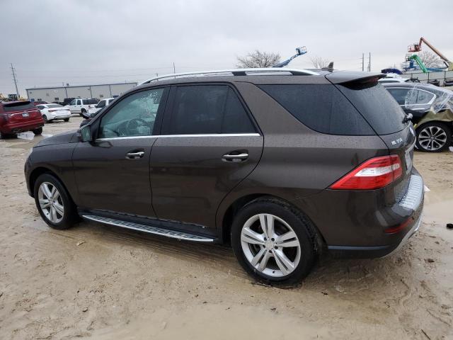 4JGDA5HB0DA119616 - 2013 MERCEDES-BENZ ML 350 4MATIC BROWN photo 2