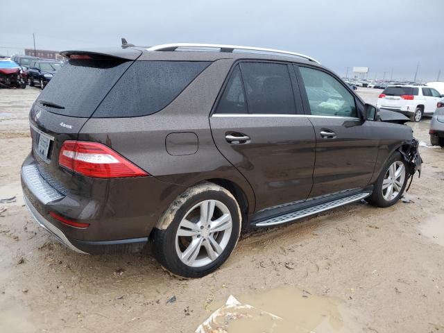 4JGDA5HB0DA119616 - 2013 MERCEDES-BENZ ML 350 4MATIC BROWN photo 3