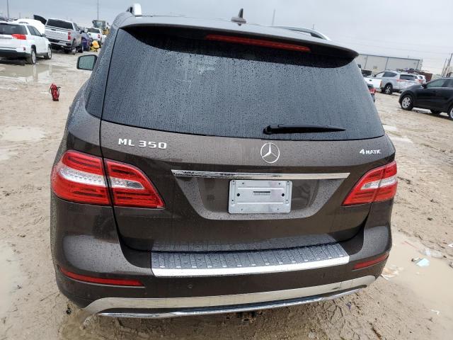 4JGDA5HB0DA119616 - 2013 MERCEDES-BENZ ML 350 4MATIC BROWN photo 6