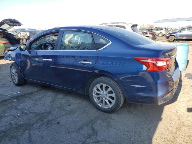 3N1AB7AP6KY275712 - 2019 NISSAN SENTRA S BLUE photo 2