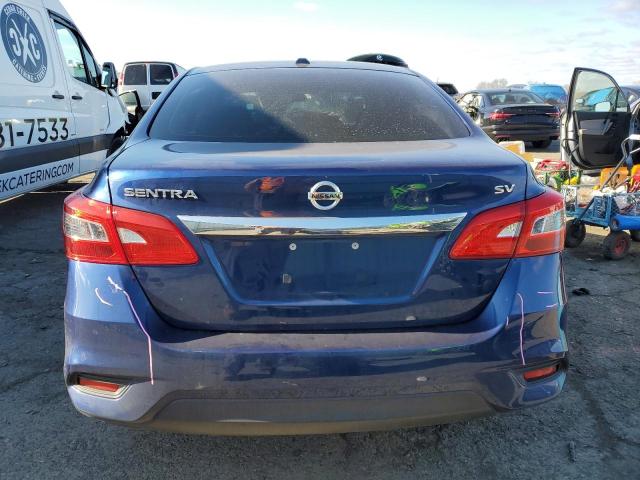 3N1AB7AP6KY275712 - 2019 NISSAN SENTRA S BLUE photo 6