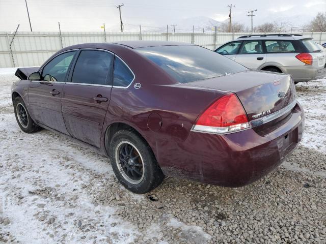 2G1WB58K379224136 - 2007 CHEVROLET IMPALA LS BURGUNDY photo 2