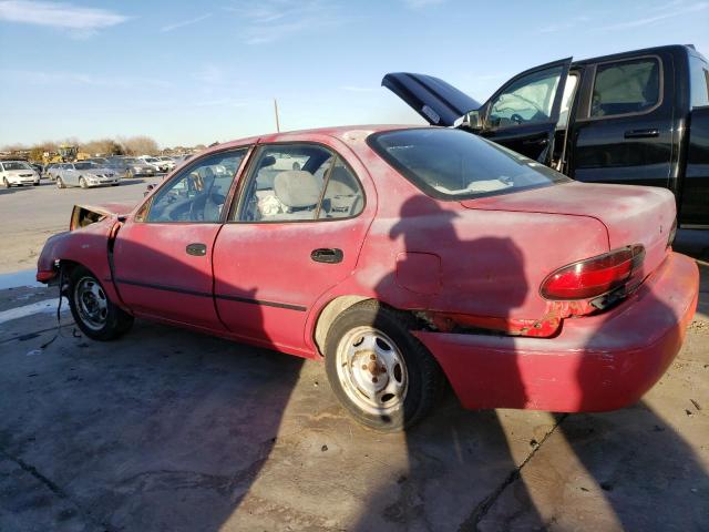 1Y1SK5280SZ049809 - 1995 GEO PRIZM LSI RED photo 2