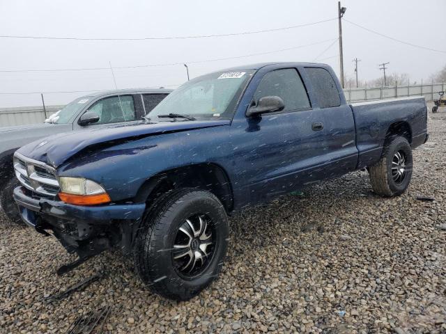 1D7HG32N94S570961 - 2004 DODGE DAKOTA SPORT BLUE photo 1