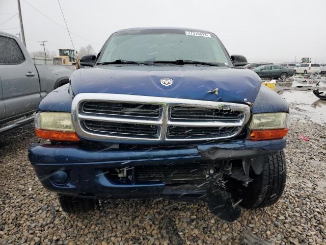 1D7HG32N94S570961 - 2004 DODGE DAKOTA SPORT BLUE photo 5