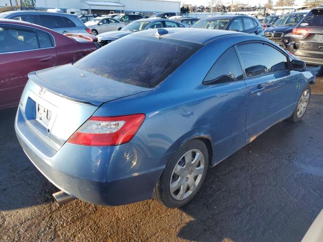 2HGFG1B62AH532328 - 2010 HONDA CIVIC LX BLUE photo 3