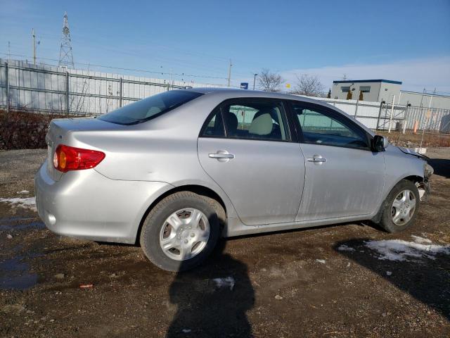 2T1BU4EEXAC233741 - 2010 TOYOTA COROLLA BASE SILVER photo 3