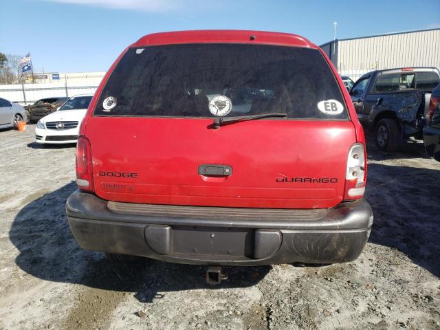 1B4HR38N72F118537 - 2002 DODGE DURANGO SPORT RED photo 6