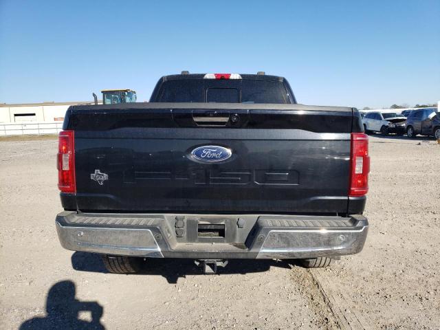 1FTEW1C57MFC46144 - 2021 FORD F150 SUPERCREW BLACK photo 6