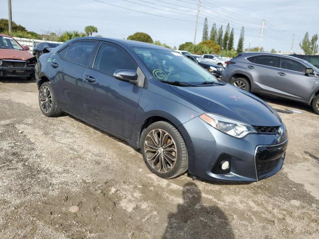 5YFBURHE5FP283432 - 2015 TOYOTA COROLLA L BLUE photo 4