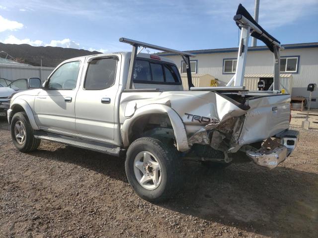 5TEGN92N62Z890519 - 2002 TOYOTA TACOMA DOUBLE CAB PRERUNNER SILVER photo 2