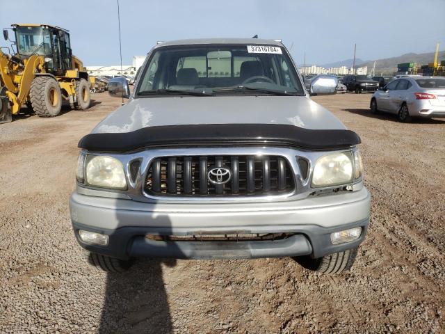 5TEGN92N62Z890519 - 2002 TOYOTA TACOMA DOUBLE CAB PRERUNNER SILVER photo 5