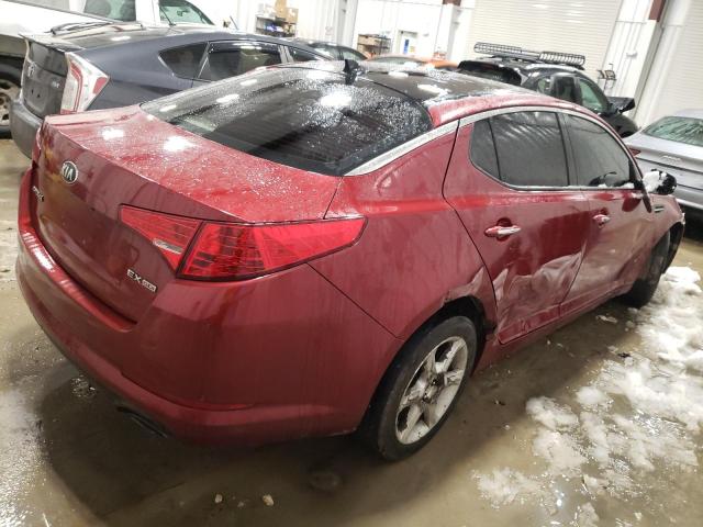 5XXGN4A70DG140492 - 2013 KIA OPTIMA EX RED photo 3