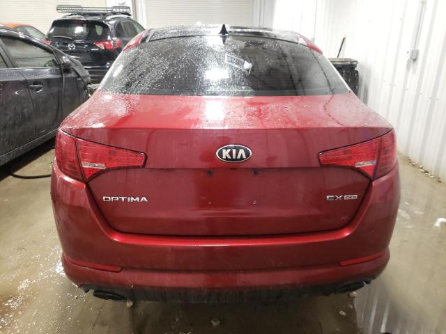 5XXGN4A70DG140492 - 2013 KIA OPTIMA EX RED photo 6