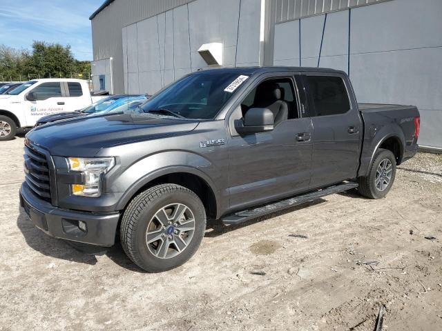 1FTEW1CF4GFD59515 - 2016 FORD F150 SUPERCREW GRAY photo 1