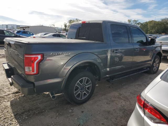 1FTEW1CF4GFD59515 - 2016 FORD F150 SUPERCREW GRAY photo 3