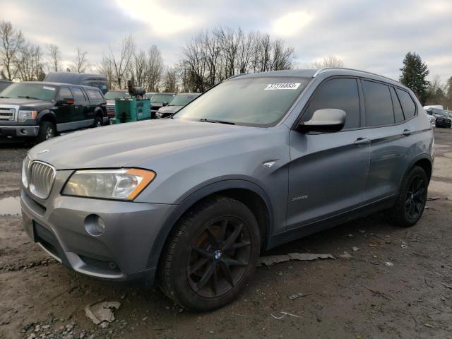 5UXWX7C53DL977920 - 2013 BMW X3 XDRIVE35I GRAY photo 1
