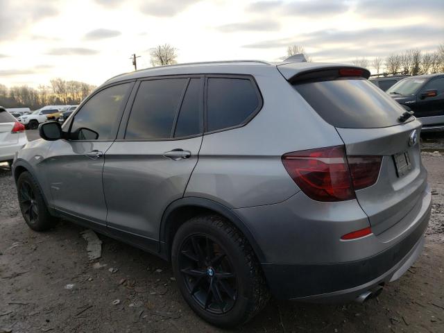 5UXWX7C53DL977920 - 2013 BMW X3 XDRIVE35I GRAY photo 2
