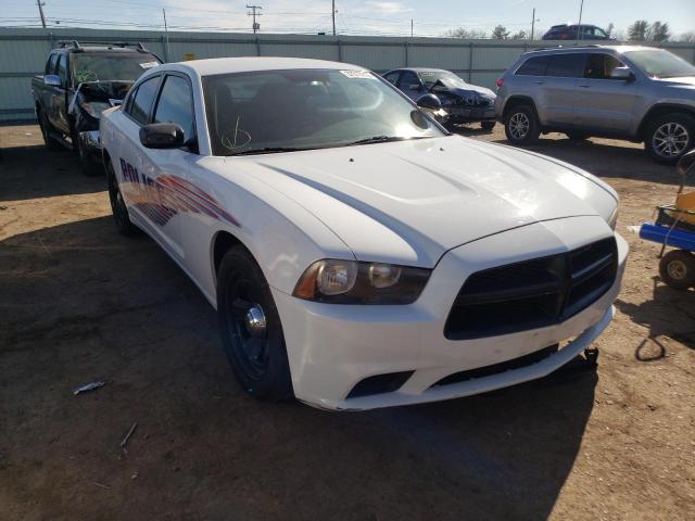 2C3CDXAT3DH570793 - 2013 DODGE CHARGER POLICE WHITE photo 9