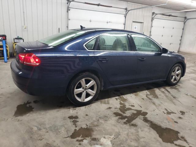 1VWBP7A33CC030423 - 2012 VOLKSWAGEN PASSAT SE BLUE photo 3