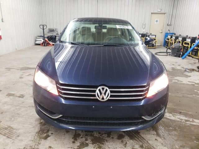 1VWBP7A33CC030423 - 2012 VOLKSWAGEN PASSAT SE BLUE photo 5