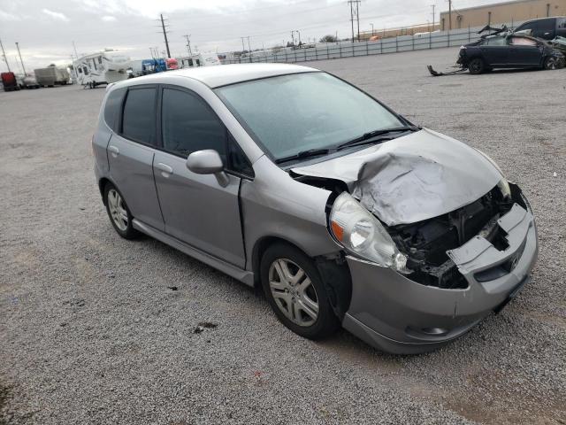 JHMGD38607S055302 - 2007 HONDA FIT S SILVER photo 4