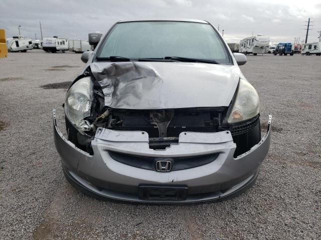 JHMGD38607S055302 - 2007 HONDA FIT S SILVER photo 5