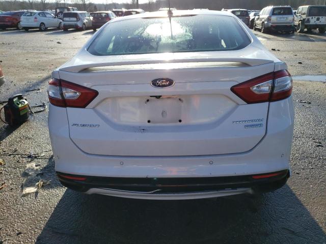 3FA6P0K9XFR282213 - 2015 FORD FUSION TITANIUM WHITE photo 6