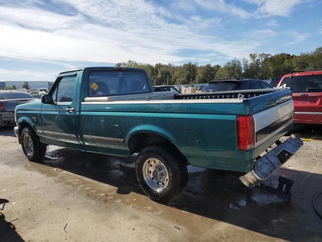 1FTEF15N8TNA11754 - 1996 FORD F150 GREEN photo 2