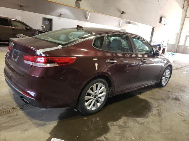 5XXGT4L35HG122785 - 2017 KIA OPTIMA LX BURGUNDY photo 3