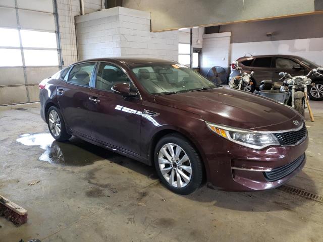 5XXGT4L35HG122785 - 2017 KIA OPTIMA LX BURGUNDY photo 4