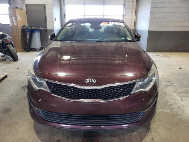 5XXGT4L35HG122785 - 2017 KIA OPTIMA LX BURGUNDY photo 5