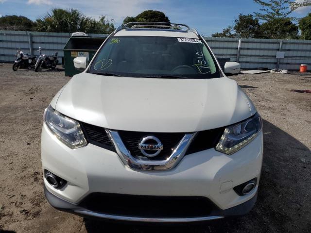 5N1AT2MV0FC811510 - 2015 NISSAN ROGUE S WHITE photo 5