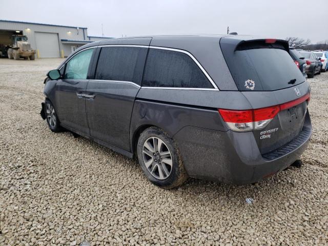 5FNRL5H90FB030933 - 2015 HONDA ODYSSEY TOURING SILVER photo 2