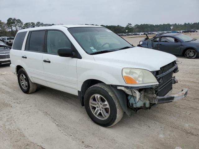 5FNYF18444B007538 - 2004 HONDA PILOT EX WHITE photo 4