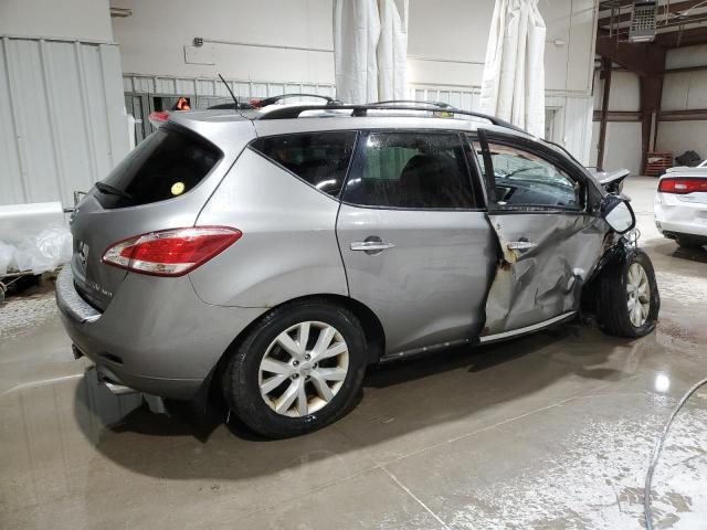 JN8AZ1MW7BW158502 - 2011 NISSAN MURANO S GRAY photo 3