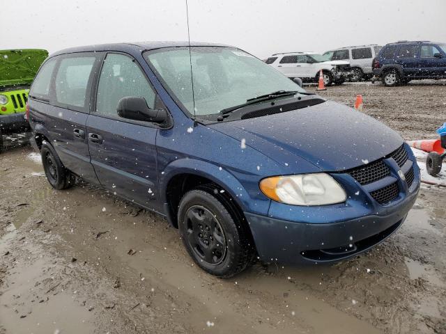 1B4GP25B52B635946 - 2002 DODGE CARAVAN SE BLUE photo 4