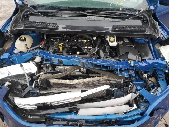 1FMCU9GDXJUD58078 - 2018 FORD ESCAPE SE BLUE photo 12