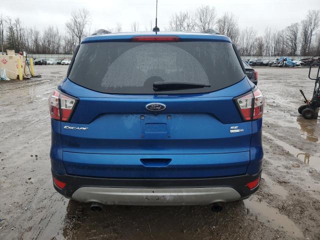 1FMCU9GDXJUD58078 - 2018 FORD ESCAPE SE BLUE photo 6