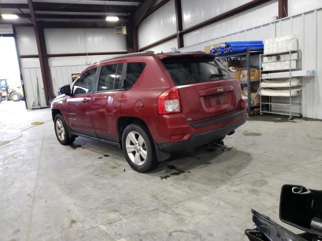 1C4NJCBA8CD684092 - 2012 JEEP COMPASS SPORT BURGUNDY photo 2