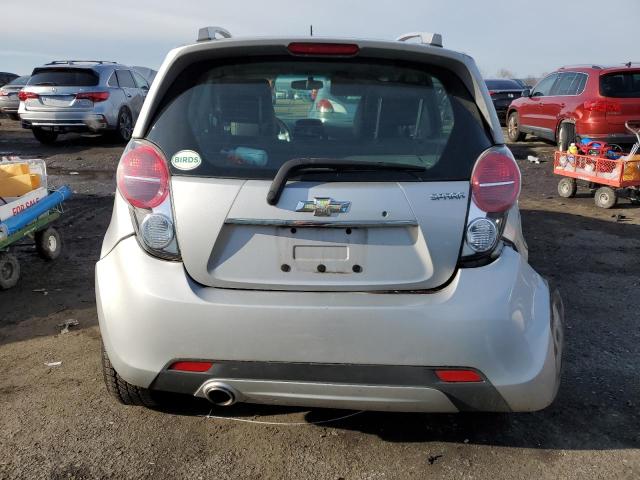 KL8CF6S94DC512125 - 2013 CHEVROLET SPARK 2LT SILVER photo 6