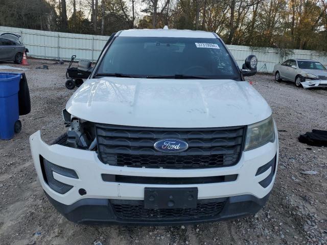 1FM5K8AR8GGA12387 - 2016 FORD EXPLORER POLICE INTERCEPTOR WHITE photo 5