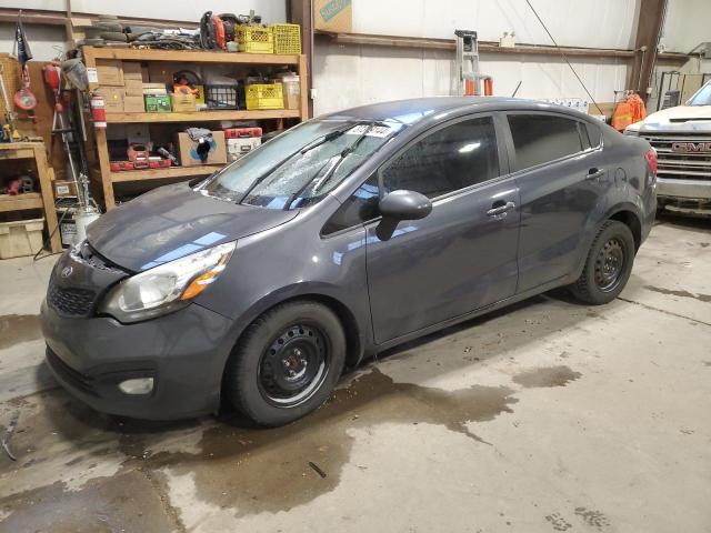 KNADM4A33D6215927 - 2013 KIA RIO LX GRAY photo 1