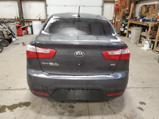 KNADM4A33D6215927 - 2013 KIA RIO LX GRAY photo 6