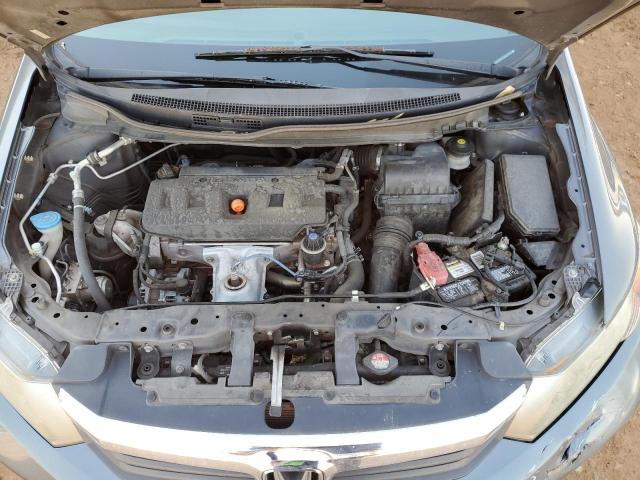 2HGFB2F65CH521292 - 2012 HONDA CIVIC HF GRAY photo 11