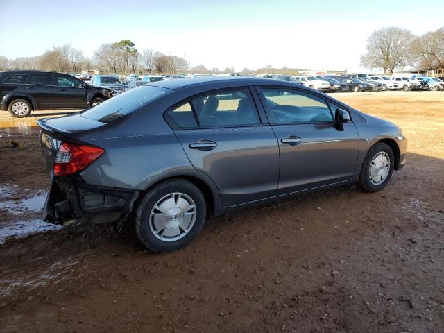 2HGFB2F65CH521292 - 2012 HONDA CIVIC HF GRAY photo 3