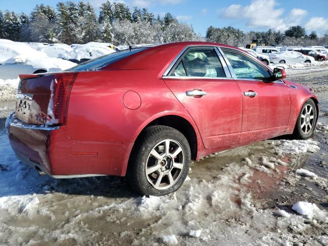 1G6DG577280131877 - 2008 CADILLAC CTS RED photo 3